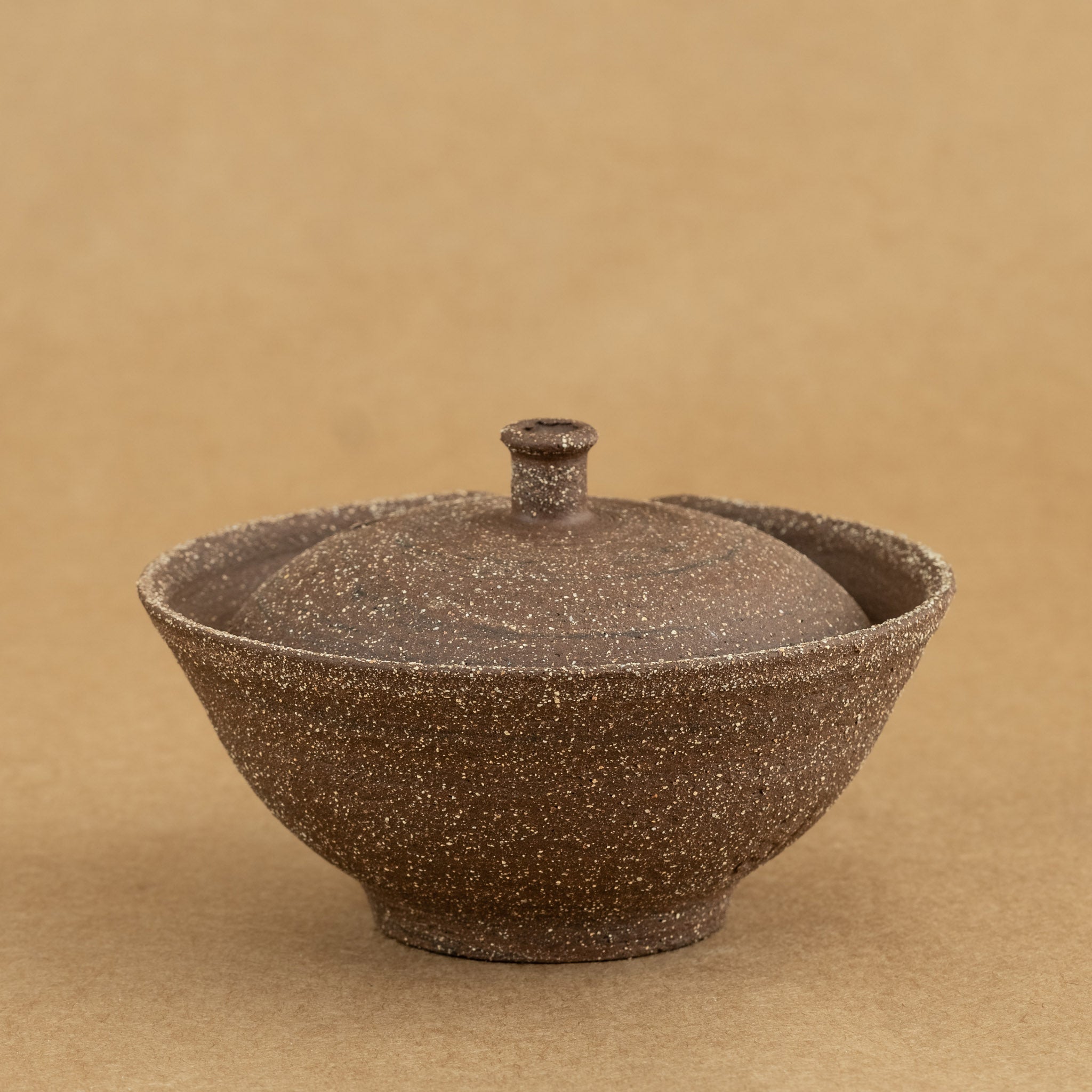 Shiboridashi de gres: Shiboridashi de gres, una pieza única para preparar y servir té de manera tradicional.