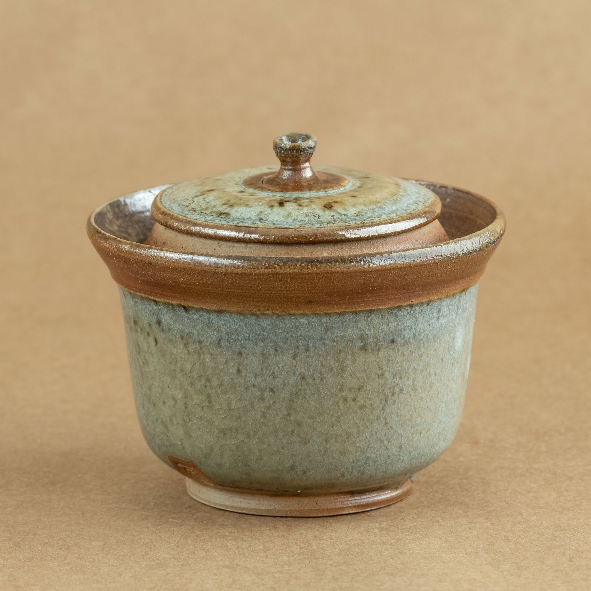 Shiboridashi de gres: Shiboridashi de gres, una pieza única para preparar y servir té de manera tradicional.