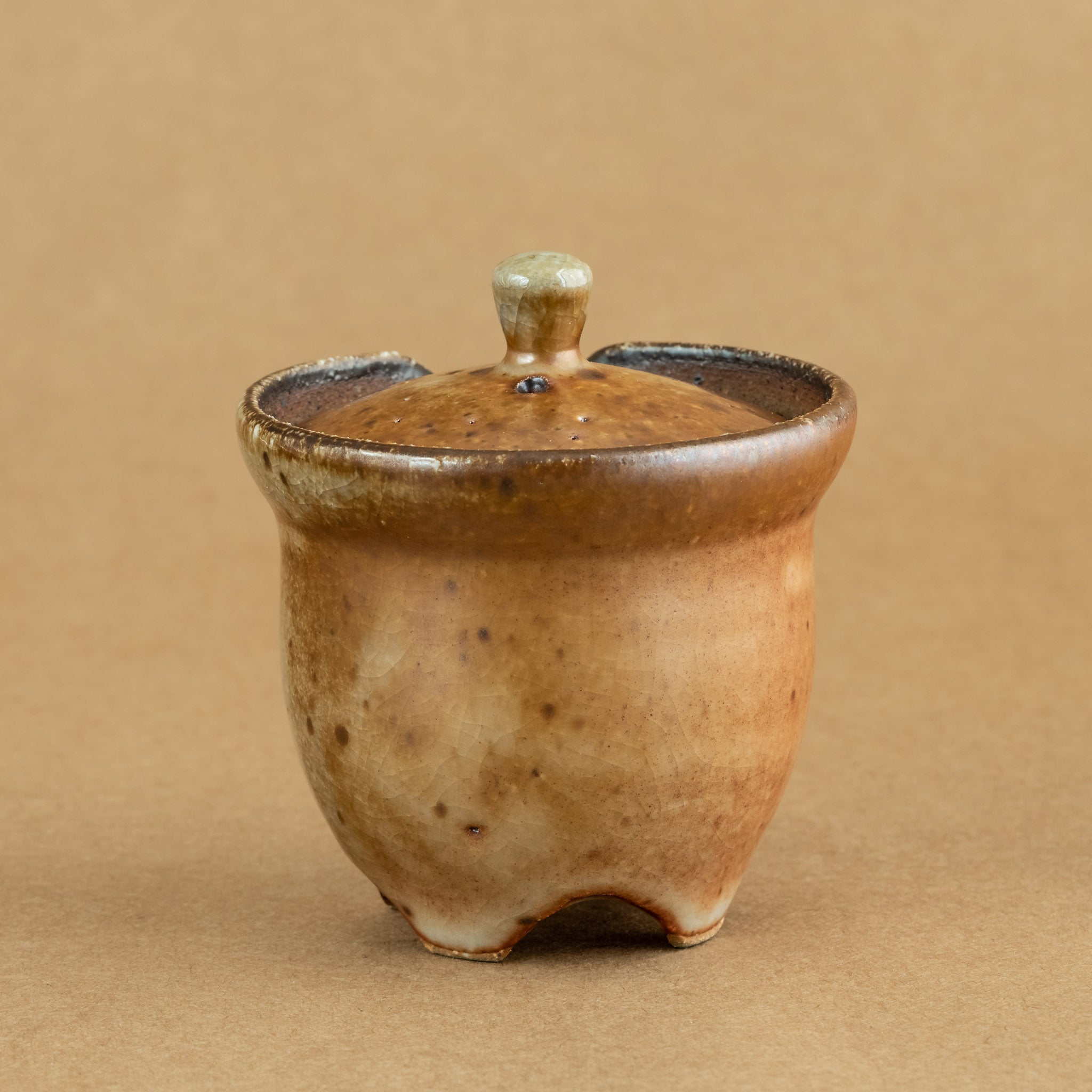 Shiboridashi de gres: Shiboridashi de gres, una pieza única para preparar y servir té de manera tradicional.