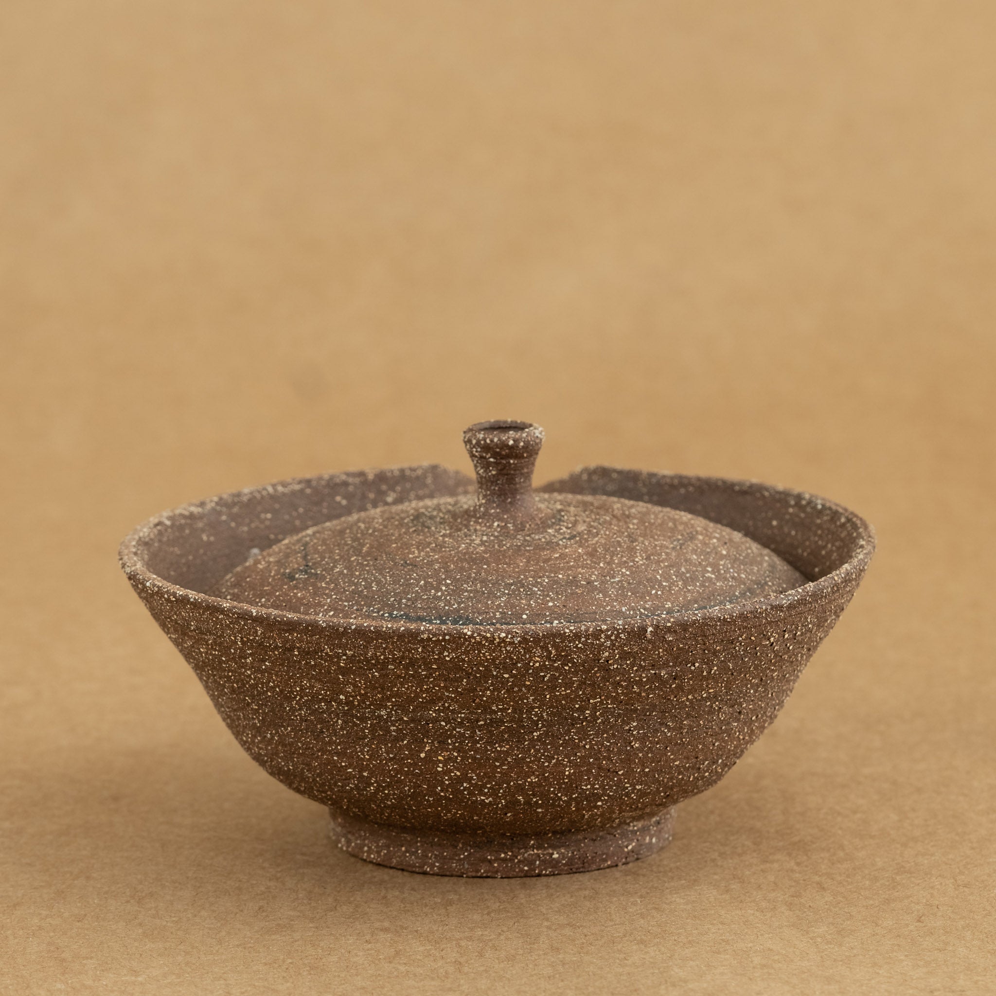 Shiboridashi de gres: Shiboridashi de gres, una pieza única para preparar y servir té de manera tradicional.