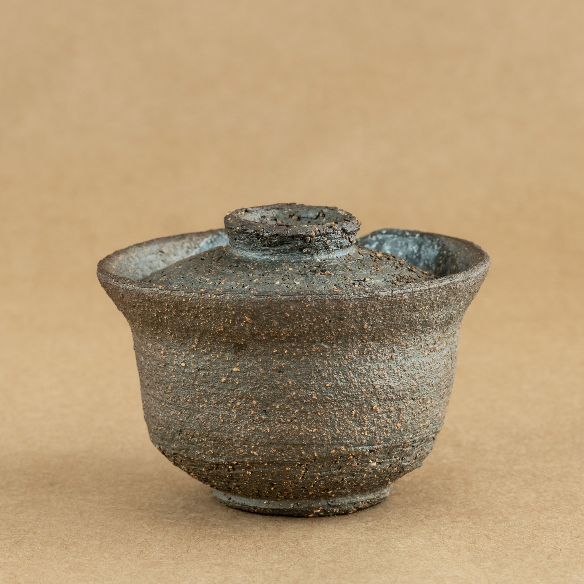 Shiboridashi de gres: Shiboridashi de gres, una pieza única para preparar y servir té de manera tradicional.