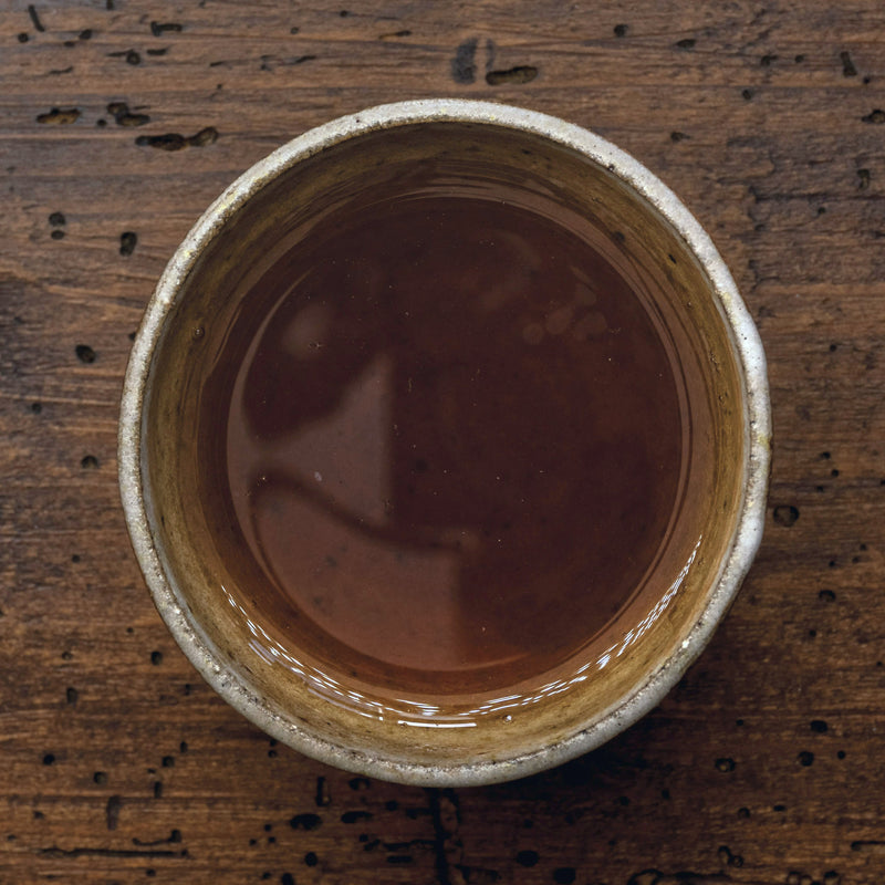 Lao Cha Tou Puerh tea in a cup