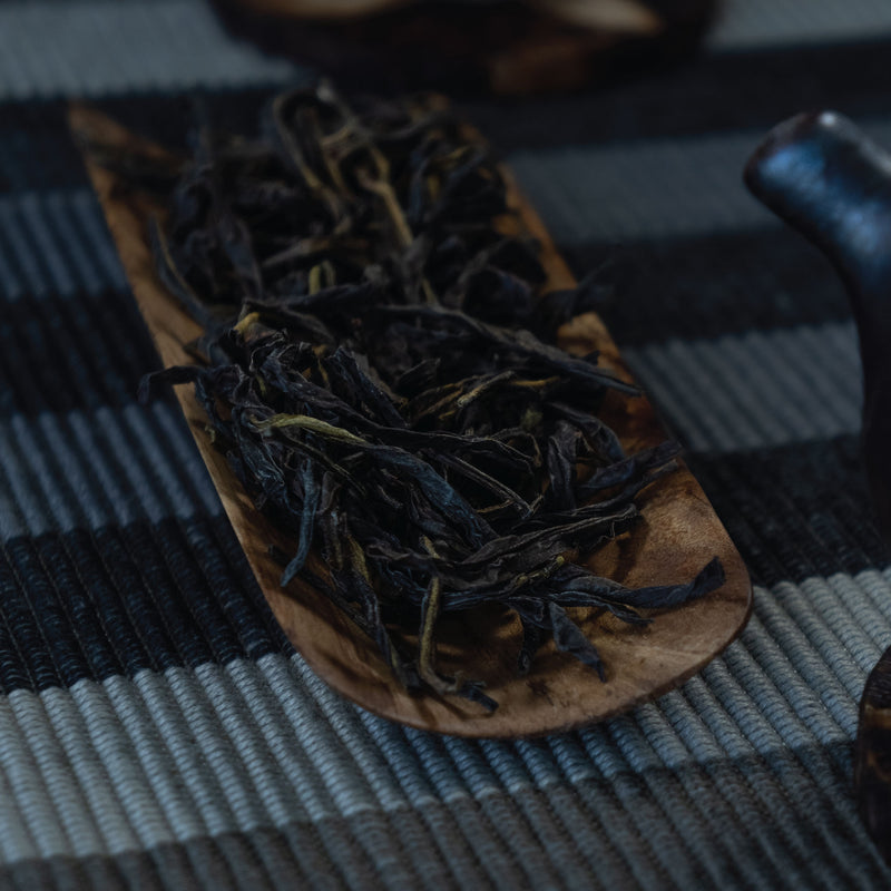Hojas de té oolong Da Wu Ye