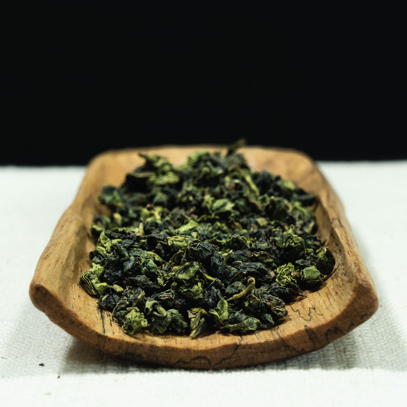 Hojas de té azul u oolong Tie Kuan Yin