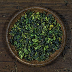 Hojas de té azul u oolong Tie Kuan Yin