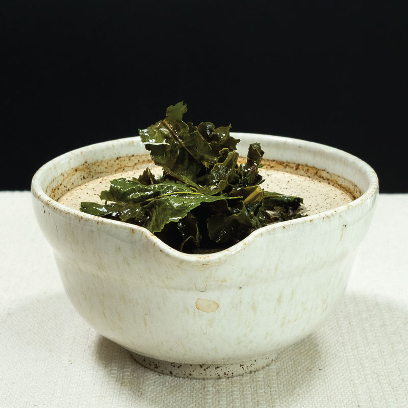 Hojas de té azul u oolong Tie Kuan Yin